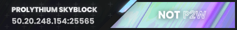 Prolythium Skyblock banner