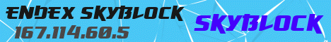 Endex Skyblock banner