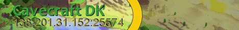 Cavecraft Dansk DK banner