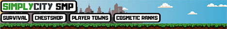 SimplyCity SMP banner