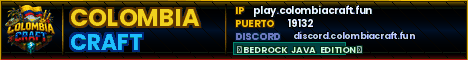 ColombiaCraft Network banner