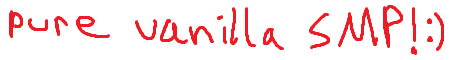 Pure Vanilla Anarchy SMP banner
