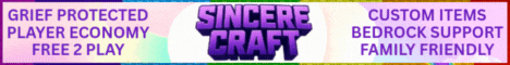SincereCraft banner