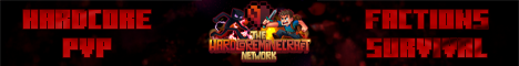 The Hardcore Minecraft Network banner