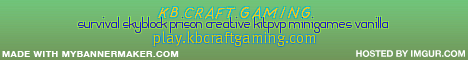 KB Craft Gaming banner