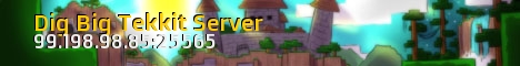 Dig Big Tekkit Server banner