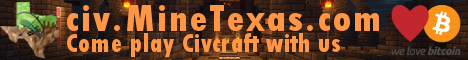 MineTexas Civcraft Server banner