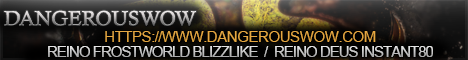 DangerousWoW MultiRealms 3.3.5a banner