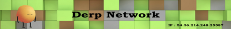 Derp Network banner