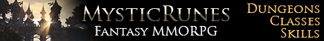 MysticRunes MMORPG banner