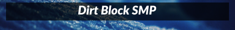 Dirt Block SMP banner