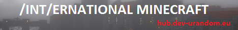 International Minecraft banner