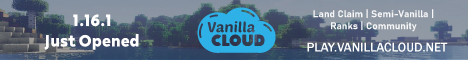Vanilla Cloud Survival banner