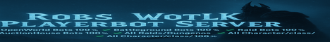 Robs WotLK Playerbot Server banner