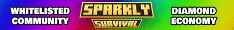 Sparkly Survival banner