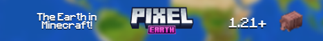 Pixel Earth banner