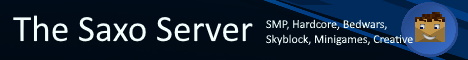 The Saxo Server banner