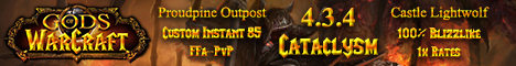 Gods Of Warcraft - 4.3.4 Cataclysm banner