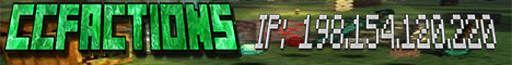 CCFactions and Minigames banner