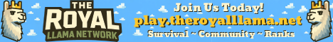 The Royal Llama Network banner