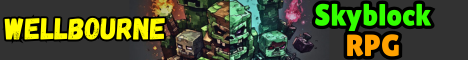 Wellbourne Skyblock RPG banner