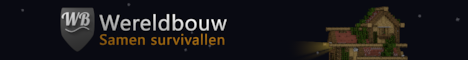 Wereldbouw banner