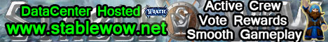 StableWoW | DataCenter Hosted | WotlK 3.3.5a banner