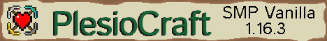 PlesioCraft SMP Vanilla banner