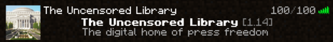 The Uncensored Library banner