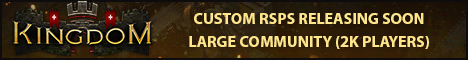 KINGDOM - THE BIGGEST CUSTOM RSPS EVER banner