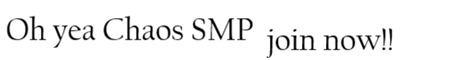 The Chaos SMP banner
