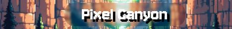 Pixel Canyon SMP banner