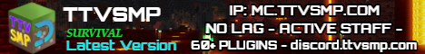 TTVSMP Community Server banner