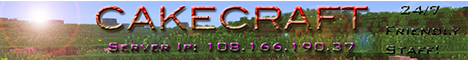 Cakecraft banner