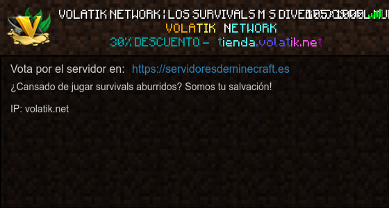 VOLATIK NETWORK banner