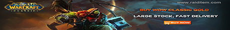 Best WoW Classic Gold Site - Raiditem banner