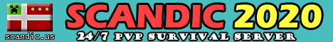 Scandic PvP Survival Server banner