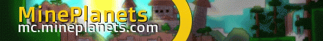 MinePlanets banner