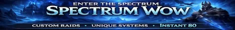Spectrum WoW 3.3.5 banner