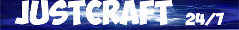 JustCraft HardcorePVP banner