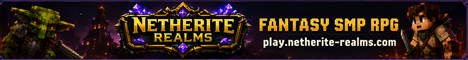 Netherite Realms banner