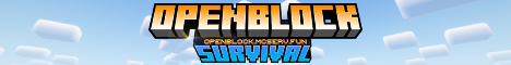 OpenBlockSurvival banner