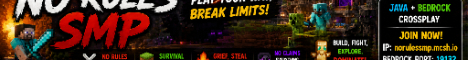 No Rules Smp banner