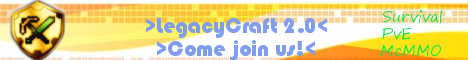 LegacyCraft 2.0 banner
