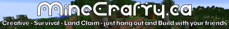 MineCrafty Server banner