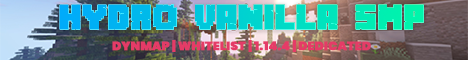 Hydro Vanilla SMP banner