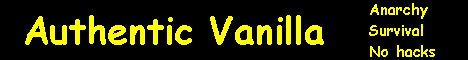 Authentic Vanilla banner