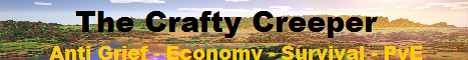 The Crafty Creeper banner