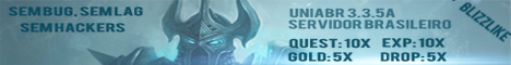 UniaBR Servidor 3.3.5a Brasileiro banner