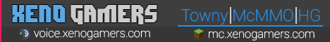 Xeno Gamers Towny banner